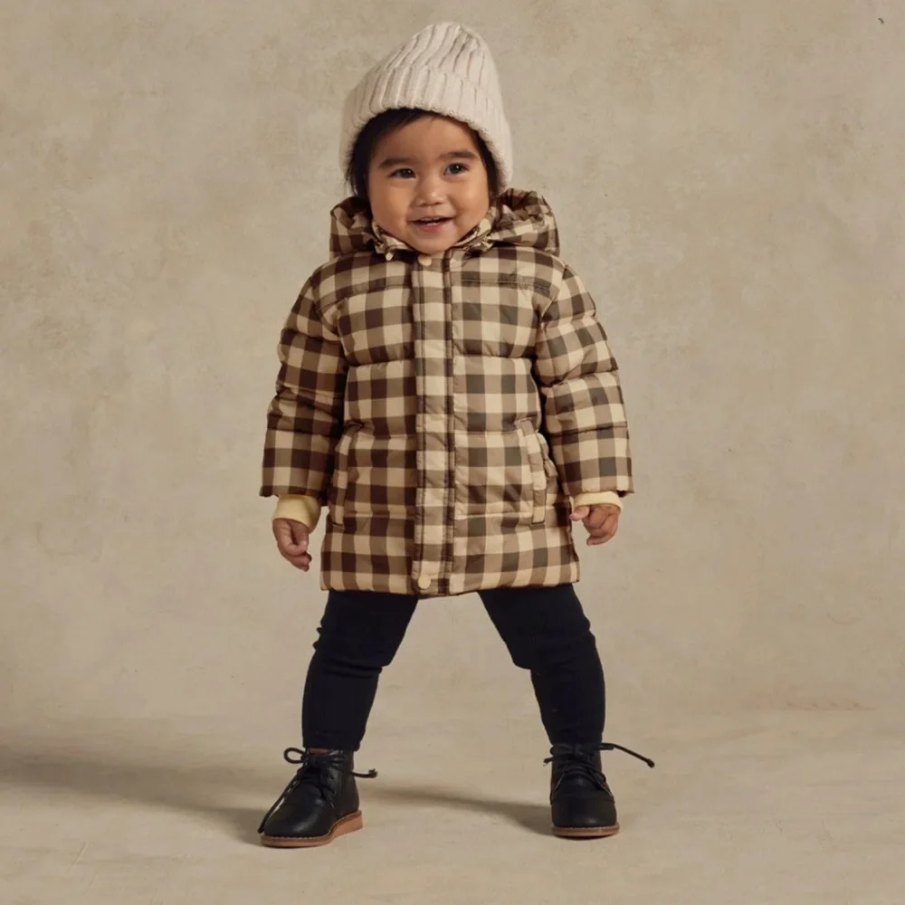 NEW rylee and cru winter Ski Jacket || Charcoal Check - Picture 3 of 3